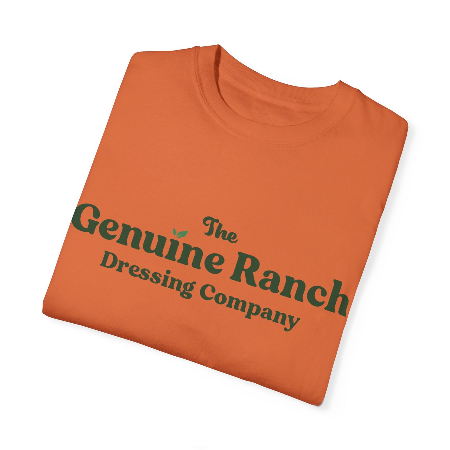 Genuine Ranch Unisex Garment-Dyed T-shirt - Casual Farmhouse Style 2 logo