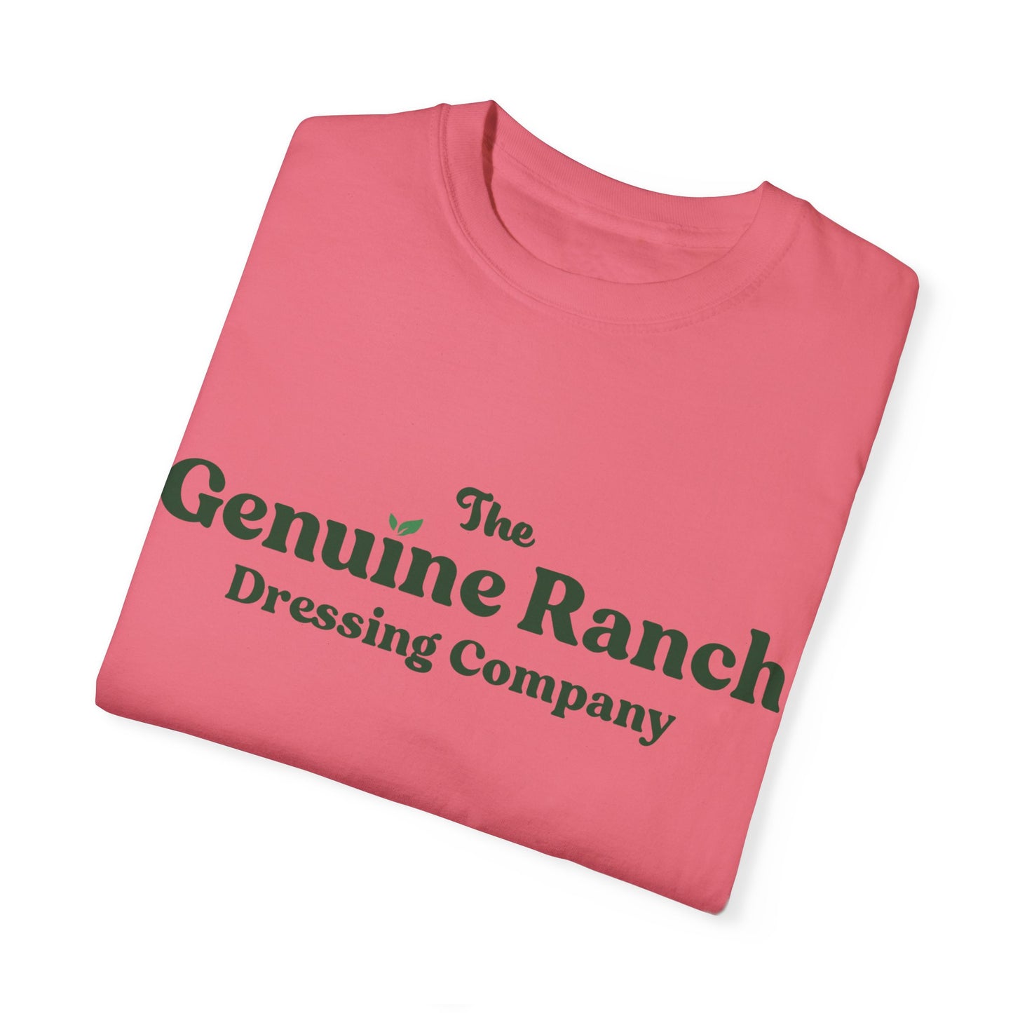 Genuine Ranch Unisex Garment-Dyed T-shirt - Casual Farmhouse Style 2 logo