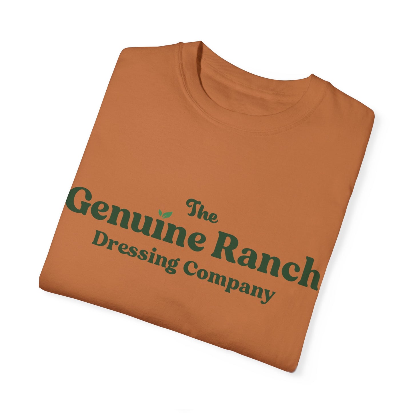 Genuine Ranch Unisex Garment-Dyed T-shirt - Casual Farmhouse Style 2 logo