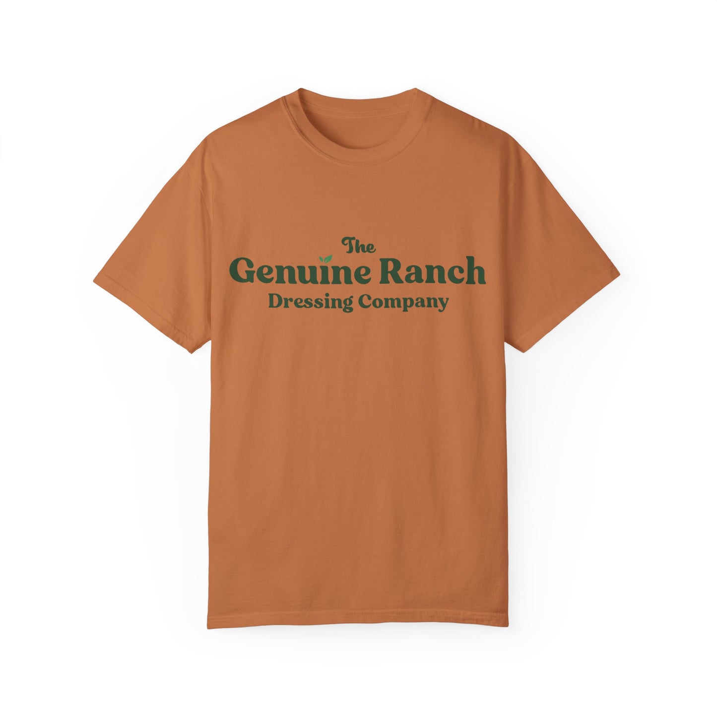 Genuine Ranch Unisex Garment-Dyed T-shirt - Casual Farmhouse Style 2 logo