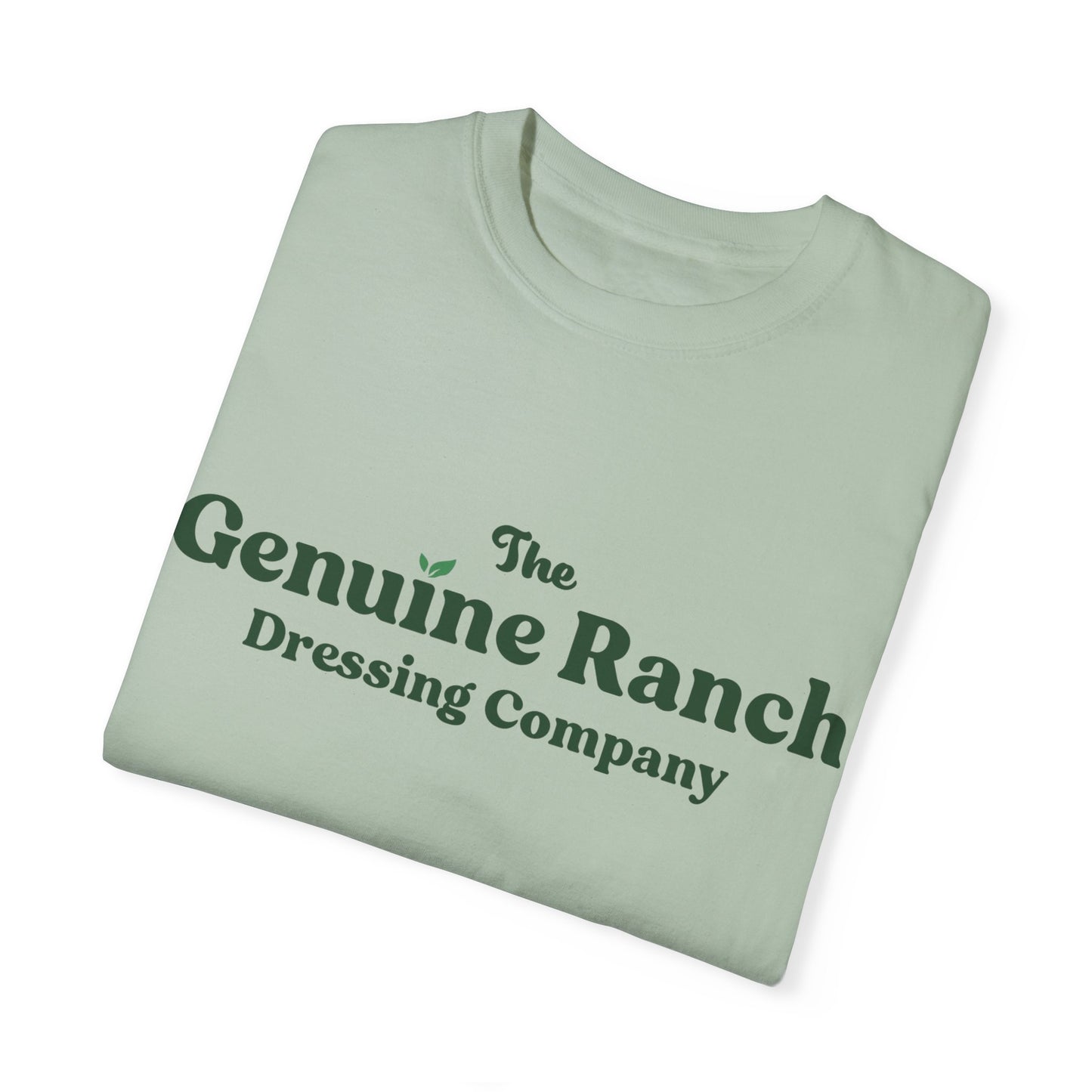 Genuine Ranch Unisex Garment-Dyed T-shirt - Casual Farmhouse Style 2 logo