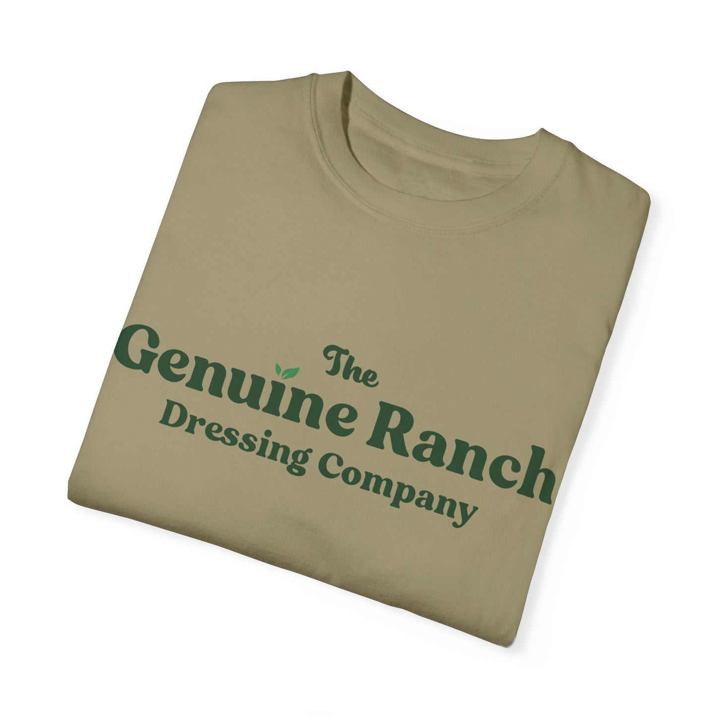 Genuine Ranch Unisex Garment-Dyed T-shirt - Casual Farmhouse Style 2 logo