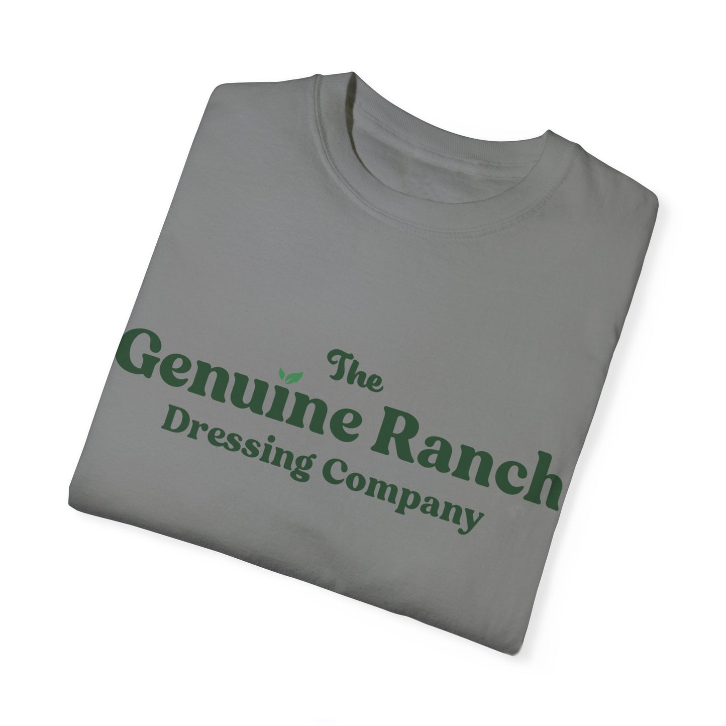 Genuine Ranch Unisex Garment-Dyed T-shirt - Casual Farmhouse Style 2 logo