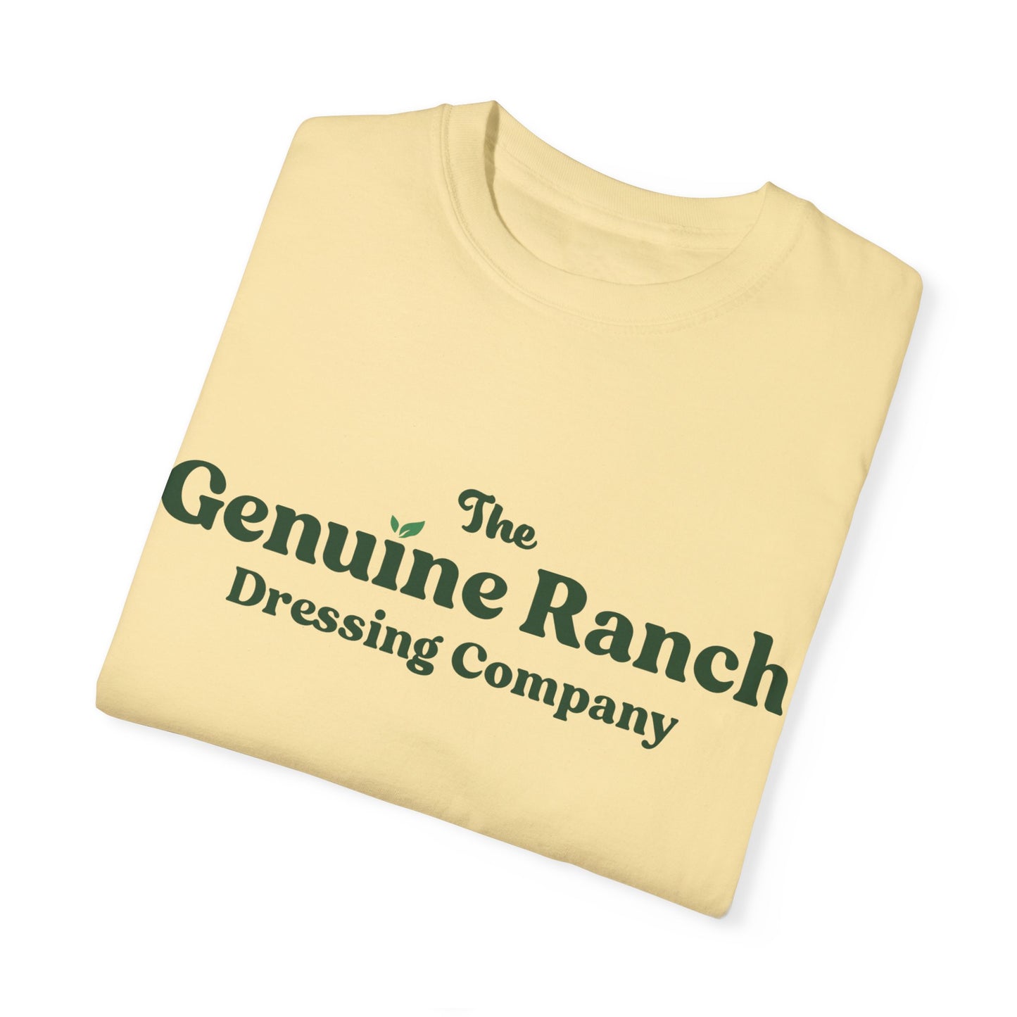 Genuine Ranch Unisex Garment-Dyed T-shirt - Casual Farmhouse Style 2 logo
