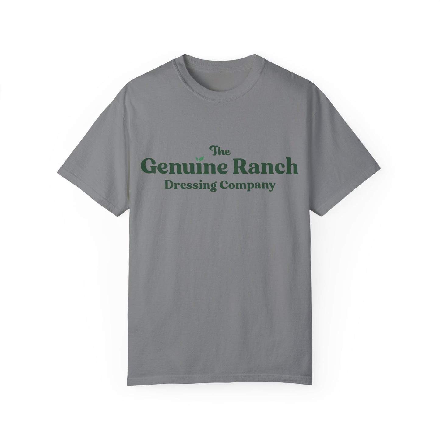Genuine Ranch Unisex Garment-Dyed T-shirt - Casual Farmhouse Style 2 logo