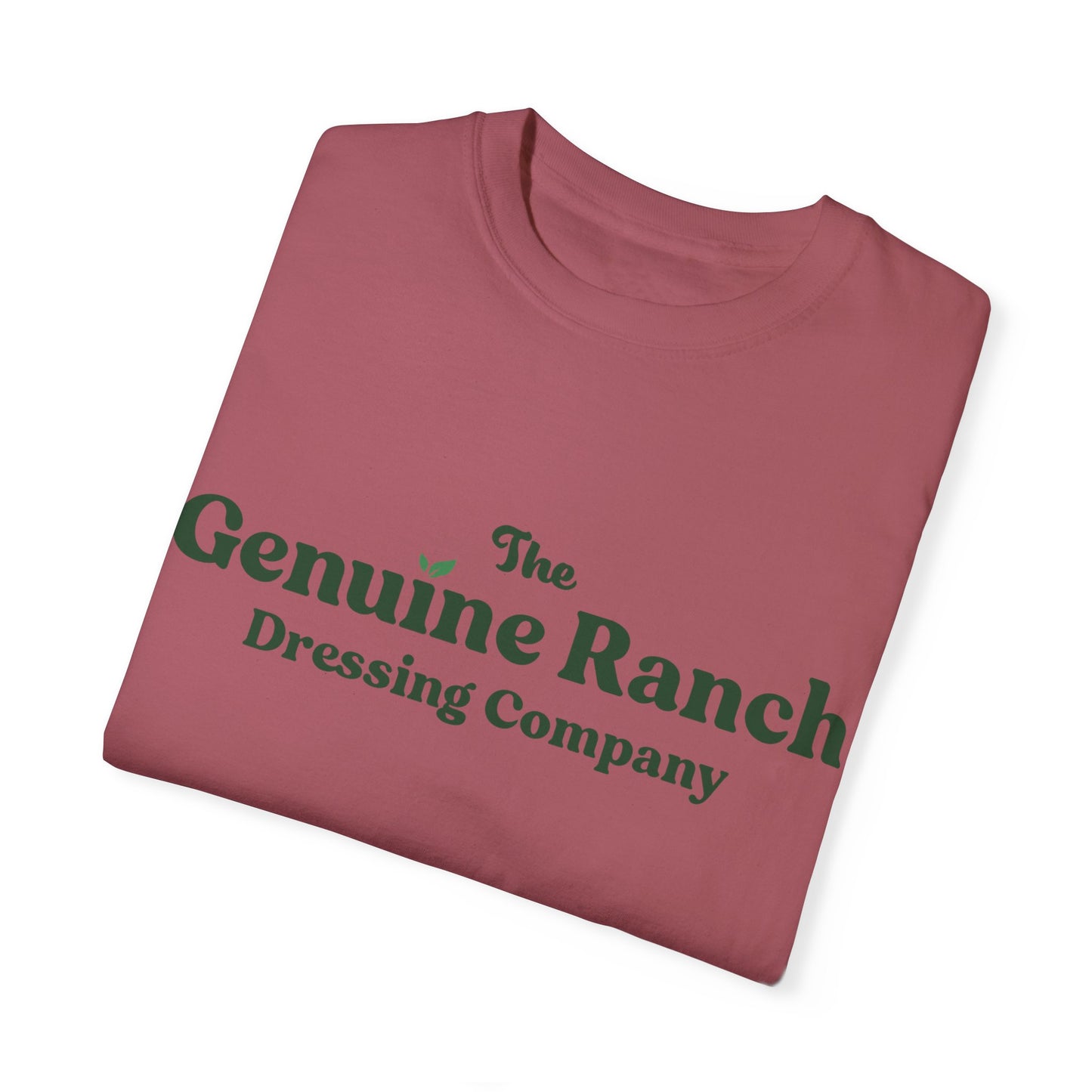 Genuine Ranch Unisex Garment-Dyed T-shirt - Casual Farmhouse Style 2 logo