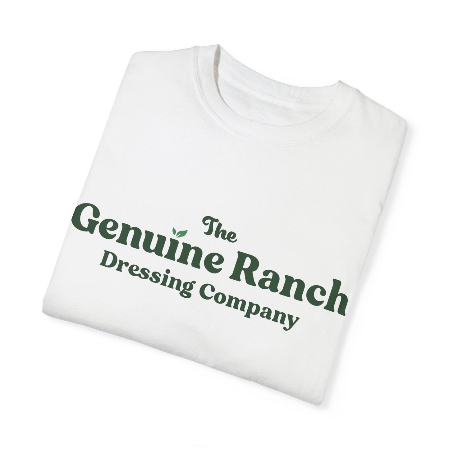 Genuine Ranch Unisex Garment-Dyed T-shirt - Casual Farmhouse Style 2 logo