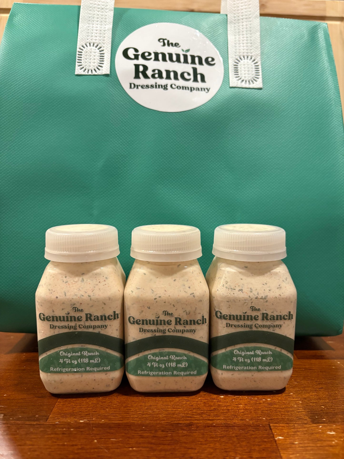 Original Genuine Ranch Dressing Mini Bottle Bundle (3-pack) FREE SHIPPING INCLUDED