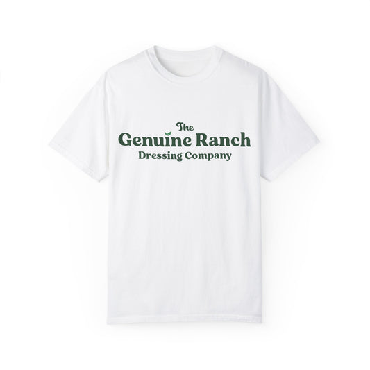 Genuine Ranch Unisex Garment-Dyed T-shirt - Casual Farmhouse Style 2 logo