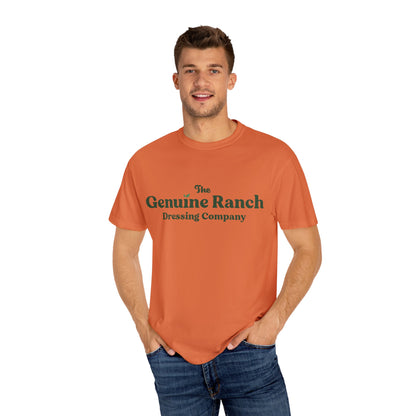 Genuine Ranch Unisex Garment-Dyed T-shirt - Casual Farmhouse Style 2 logo