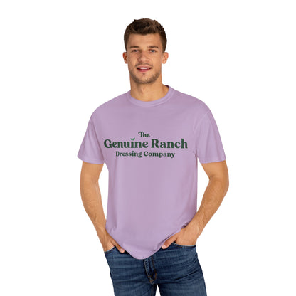 Genuine Ranch Unisex Garment-Dyed T-shirt - Casual Farmhouse Style 2 logo