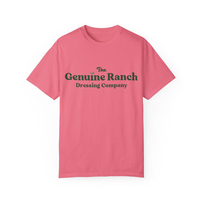 Genuine Ranch Unisex Garment-Dyed T-shirt - Casual Farmhouse Style 2 logo