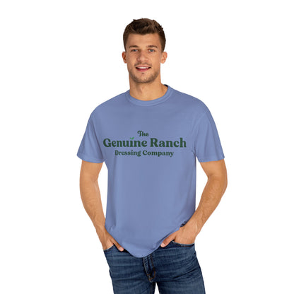 Genuine Ranch Unisex Garment-Dyed T-shirt - Casual Farmhouse Style 2 logo