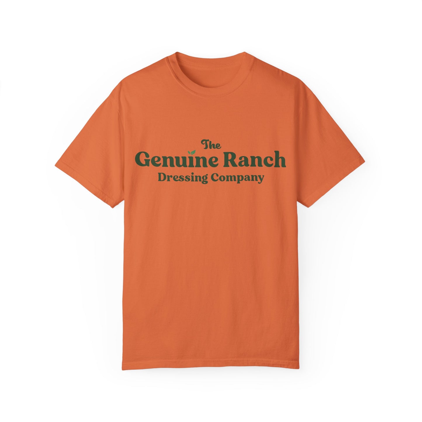 Genuine Ranch Unisex Garment-Dyed T-shirt - Casual Farmhouse Style 2 logo