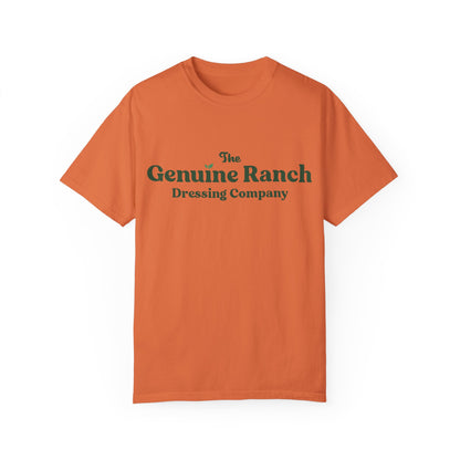 Genuine Ranch Unisex Garment-Dyed T-shirt - Casual Farmhouse Style 2 logo