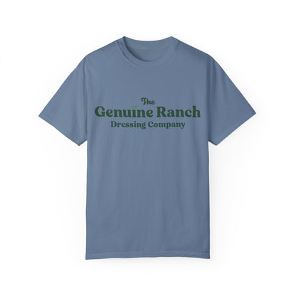 Genuine Ranch Unisex Garment-Dyed T-shirt - Casual Farmhouse Style 2 logo