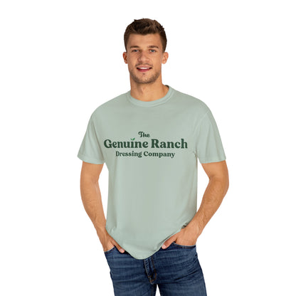 Genuine Ranch Unisex Garment-Dyed T-shirt - Casual Farmhouse Style 2 logo