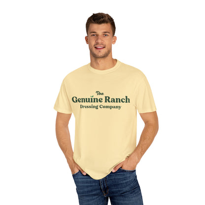 Genuine Ranch Unisex Garment-Dyed T-shirt - Casual Farmhouse Style 2 logo