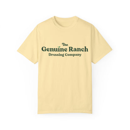 Genuine Ranch Unisex Garment-Dyed T-shirt - Casual Farmhouse Style 2 logo