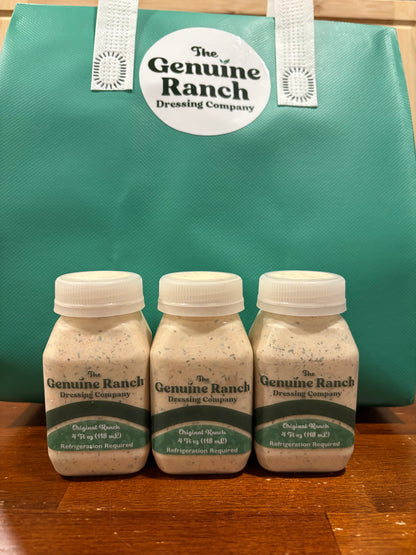 Original Genuine Ranch Dressing Mini Bottle Bundle (3-pack) FREE SHIPPING INCLUDED